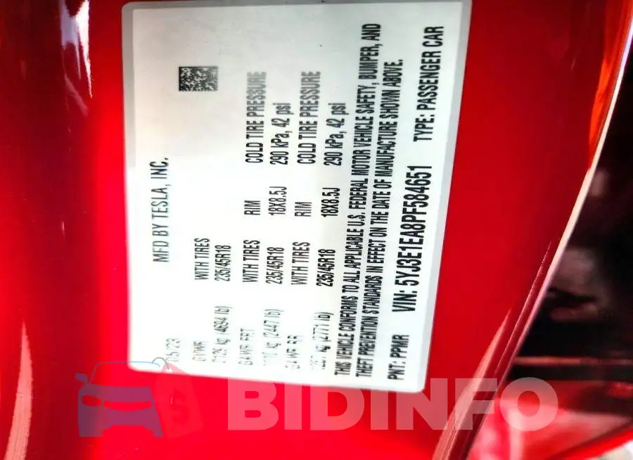 5YJ3E1EA8PF584651 Photo# 12