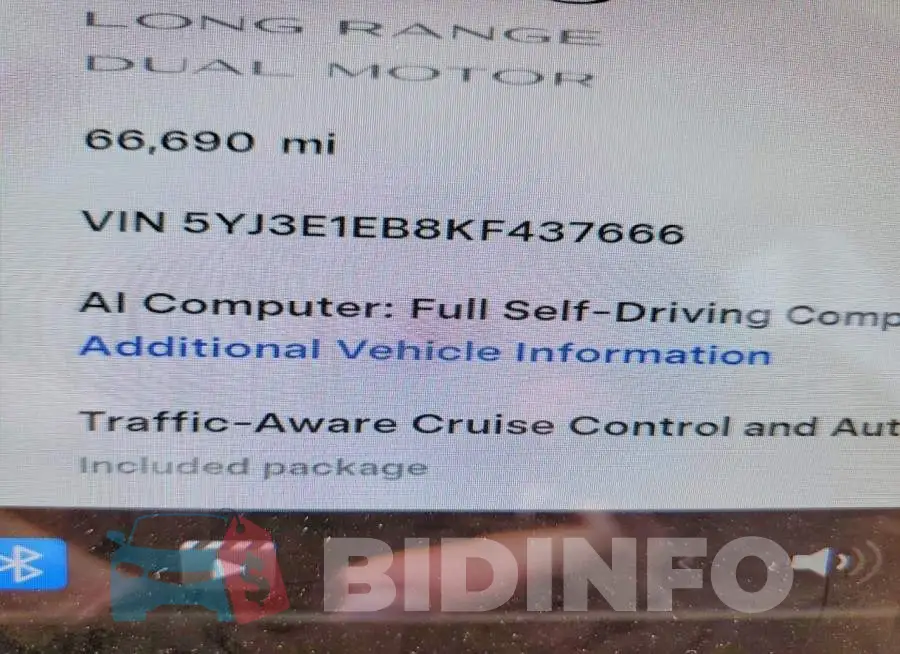 5YJ3E1EB8KF437666 Photo# 13