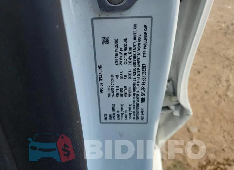 5YJ3E1ET6SF028297 Photo# 12