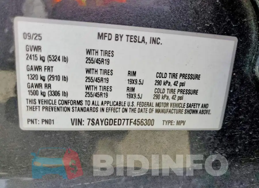 7SAYGDED7TF456300 Photo# 14