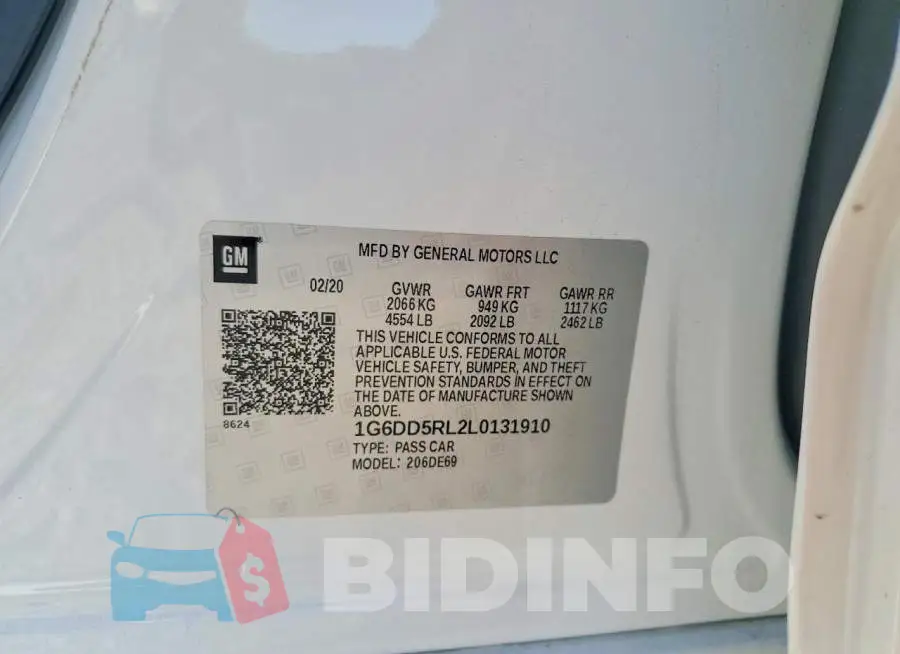 1G6DD5RL2L0131910 Photo# 12