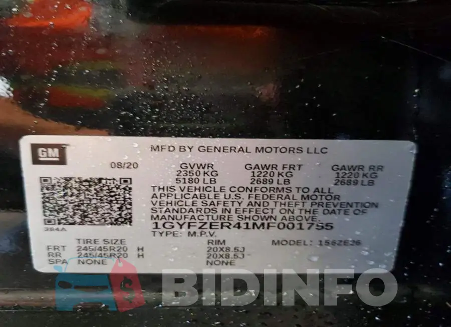 1GYFZER41MF001755 Photo# 13