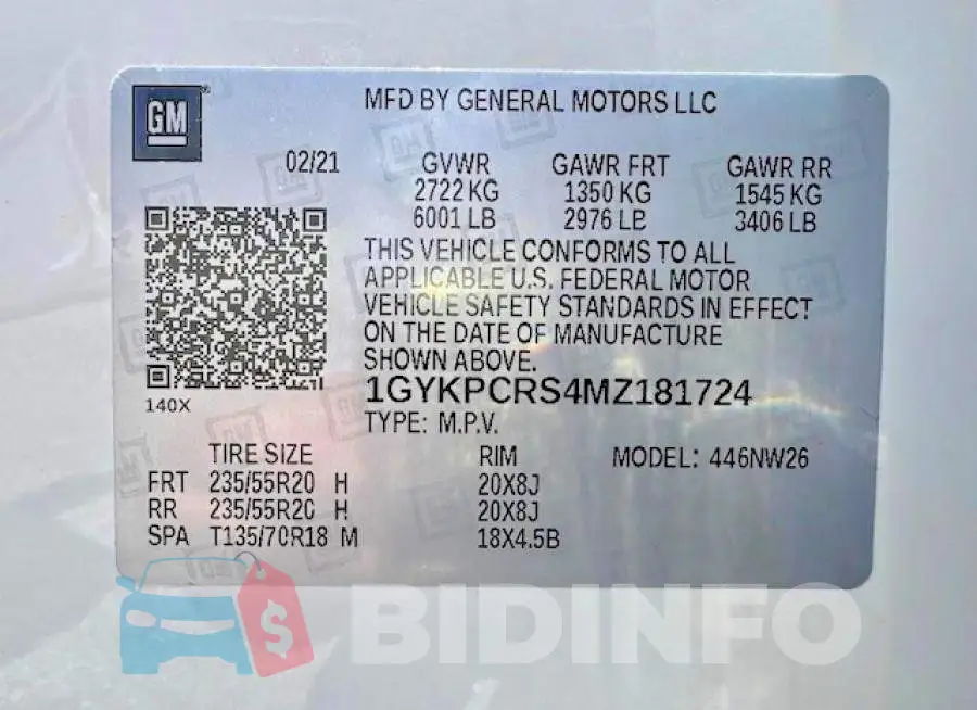 1GYKPCRS4MZ181724 Photo# 15