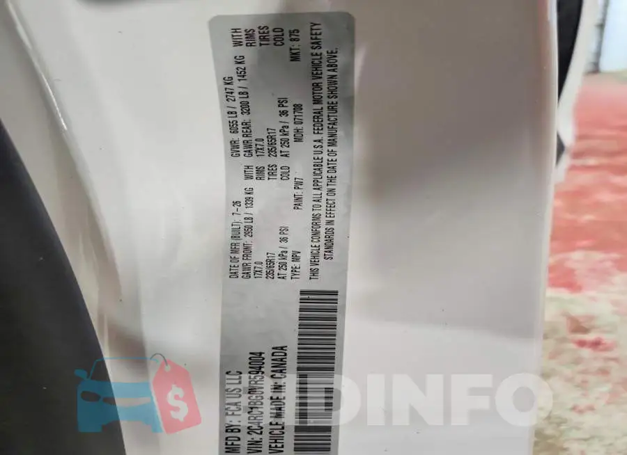 2C4RC1BG0VR594004 Photo# 13