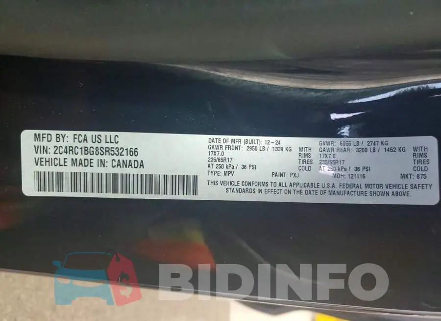 2C4RC1BG8SR532166 Photo# 13