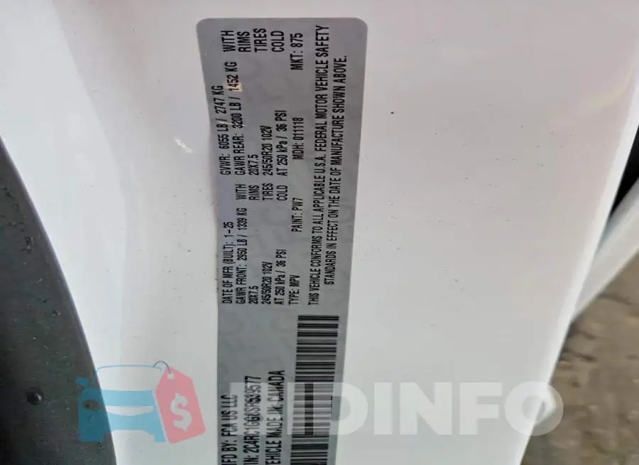 2C4RC1GG8SR539577 Photo# 13