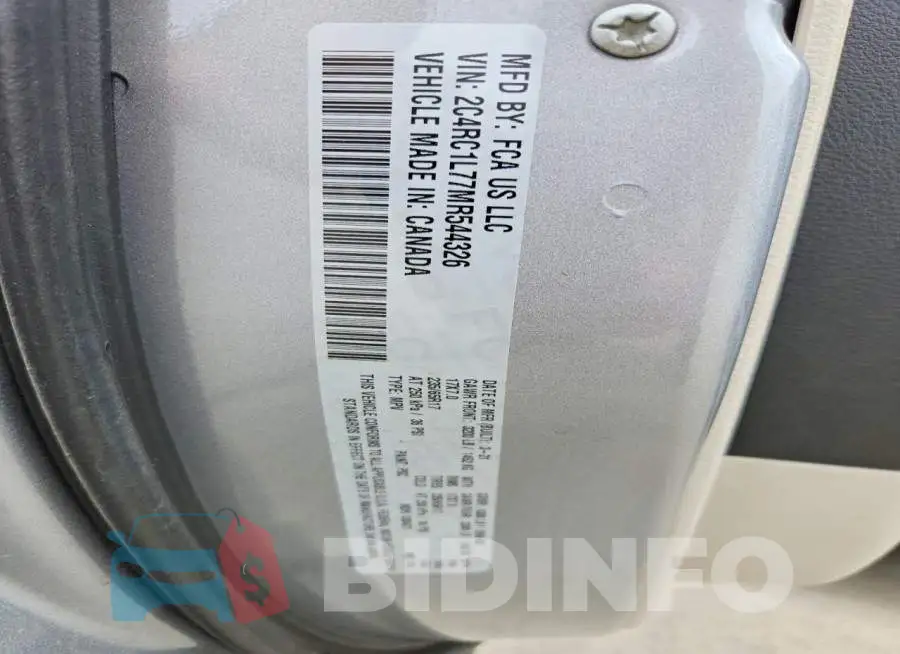 2C4RC1L77MR544326 Photo# 13