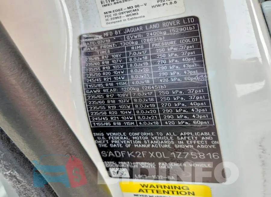 SADFK2FX0L1Z75816 Photo# 14