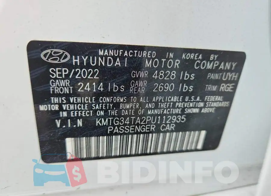 KMTG34TA2PU112935 Photo# 13