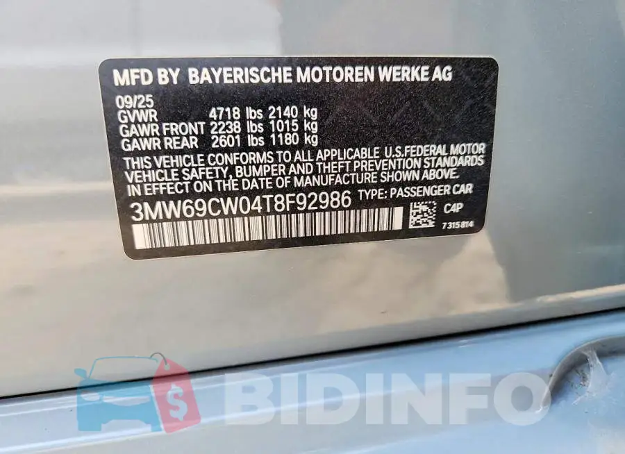 3MW69CW04T8F92986 Photo# 13