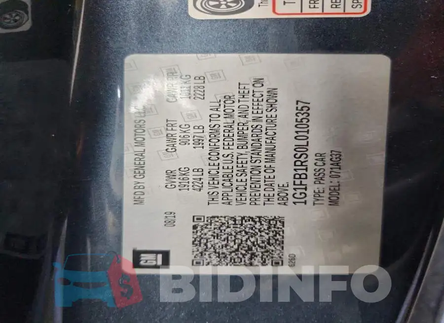 1G1FB1RS0L0105357 Photo# 12