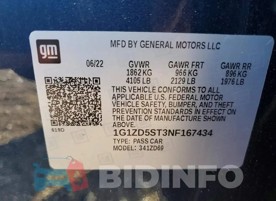 1G1ZD5ST3NF167434 Photo# 12