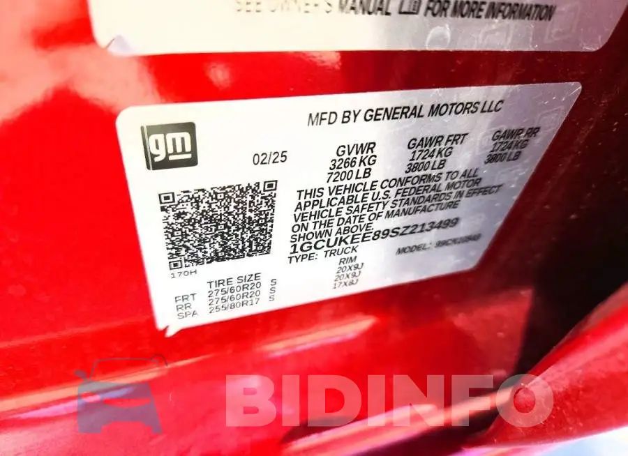 1GCUKEE89SZ213499 Photo# 12