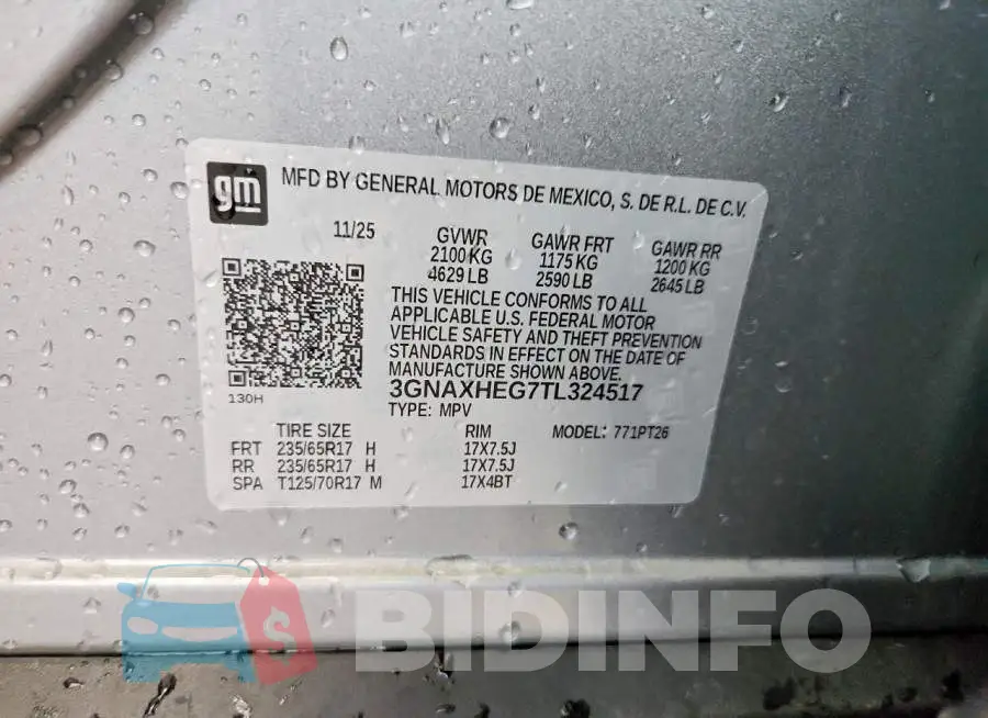 3GNAXHEG7TL324517 Photo# 13