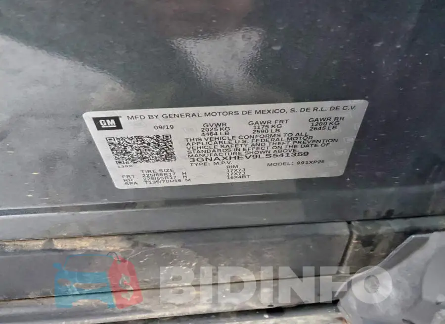 3GNAXHEV9LS541359 Photo# 12