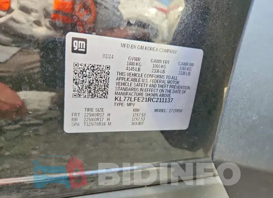 KL77LFE21RC211137 Photo# 13