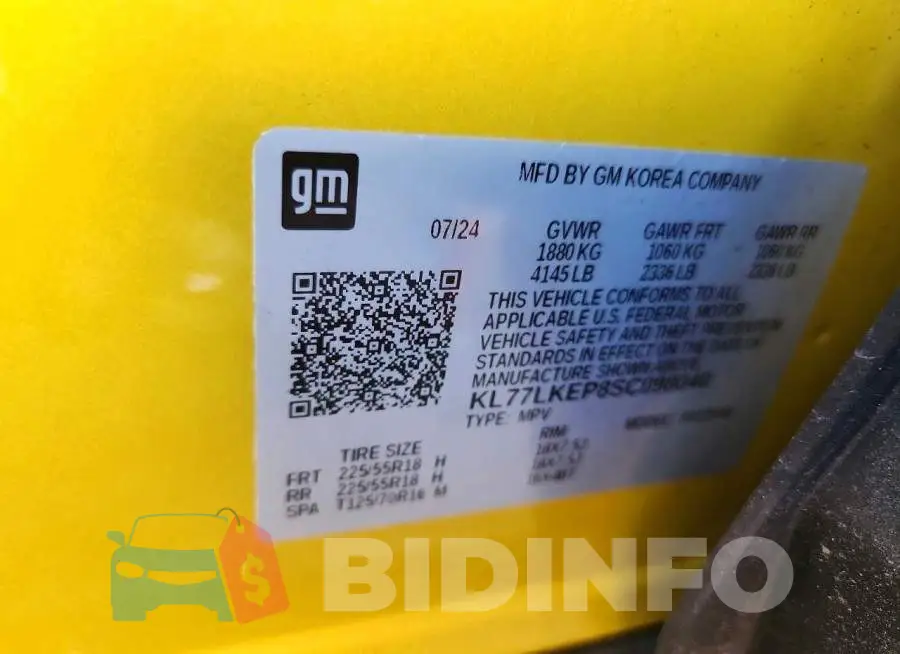 KL77LKEP8SC098040 Photo# 12