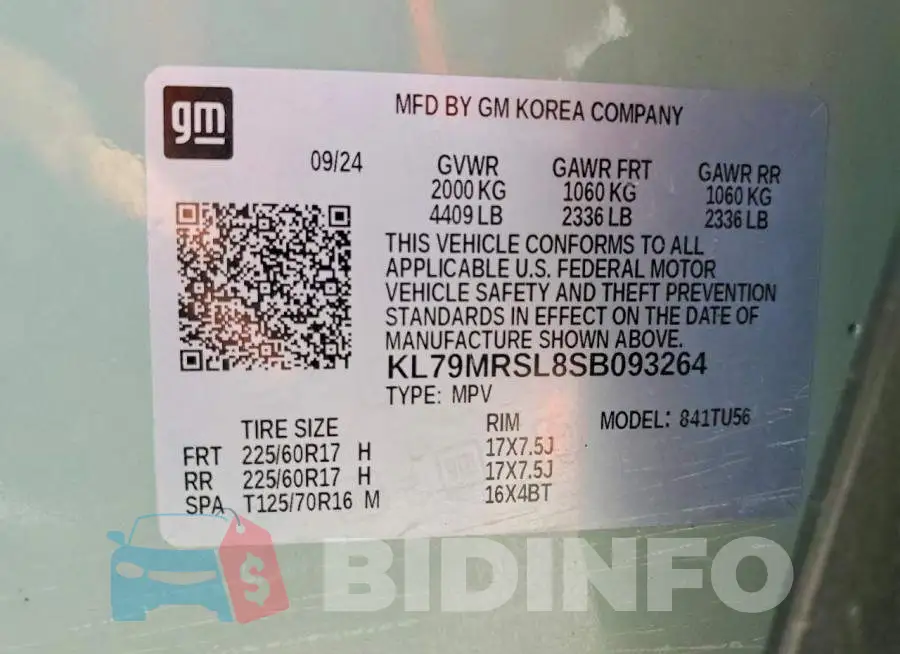 KL79MRSL8SB093264 Photo# 14