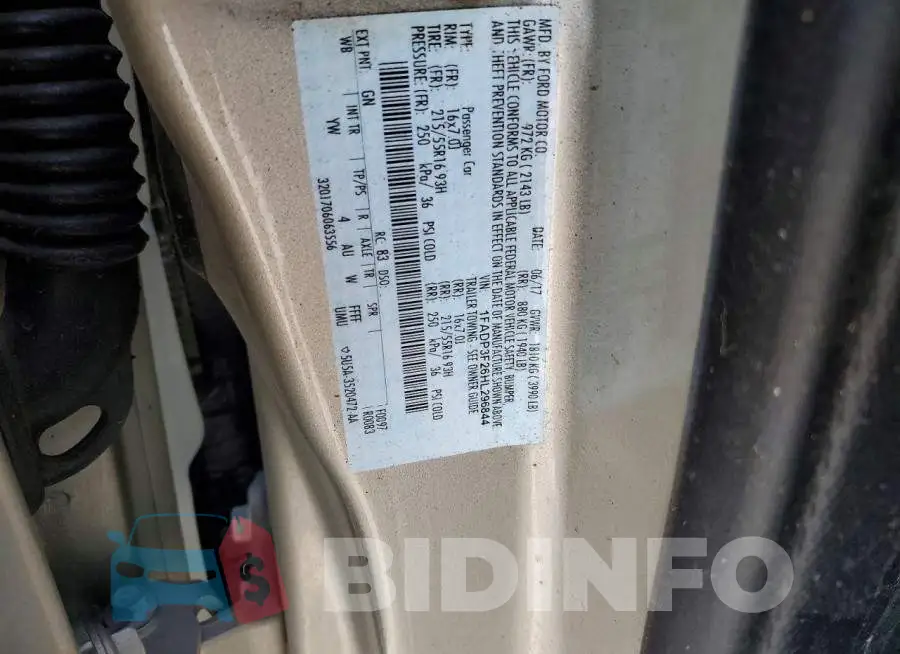 1FADP3F26HL296844 Photo# 12