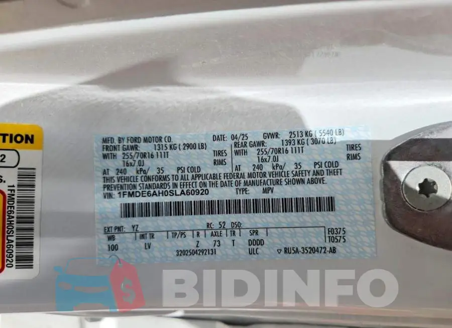 1FMDE6AH0SLA60920 Photo# 12