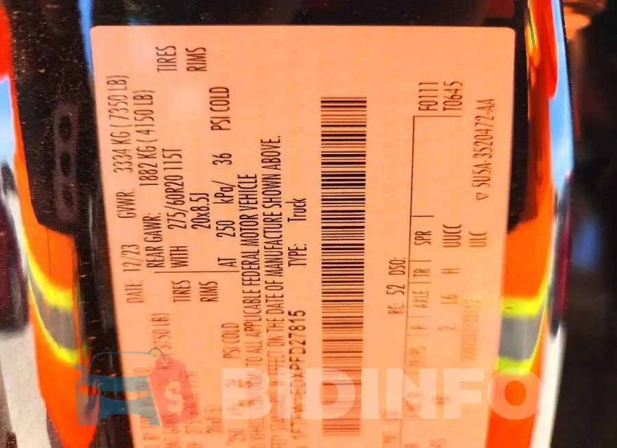 1FTFW1EDXPFD27815 Photo# 13