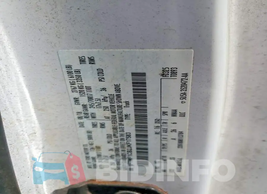 1FTMF1CB2JKF17583 Photo# 12