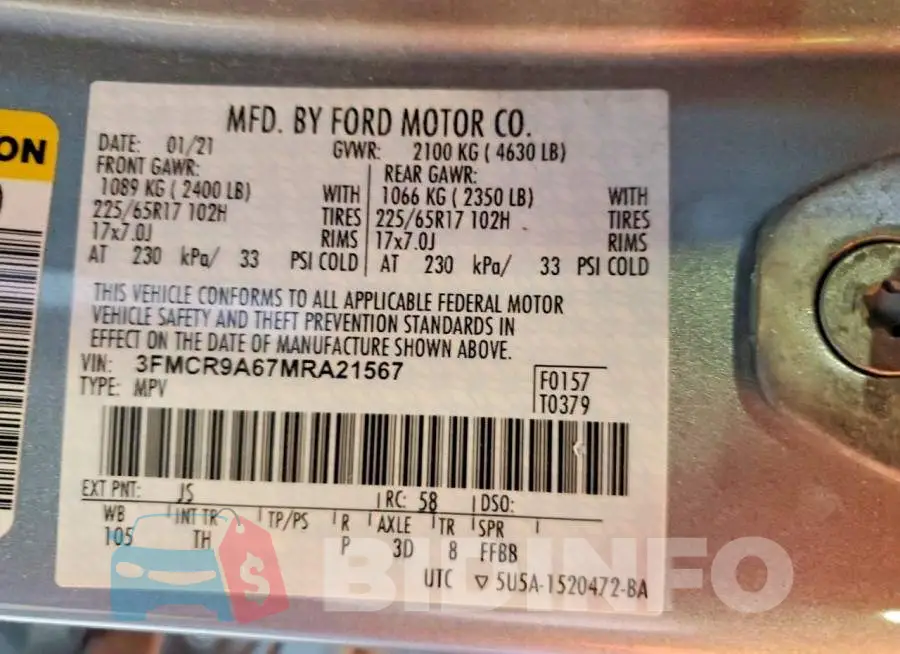 3FMCR9A67MRA21567 Photo# 13