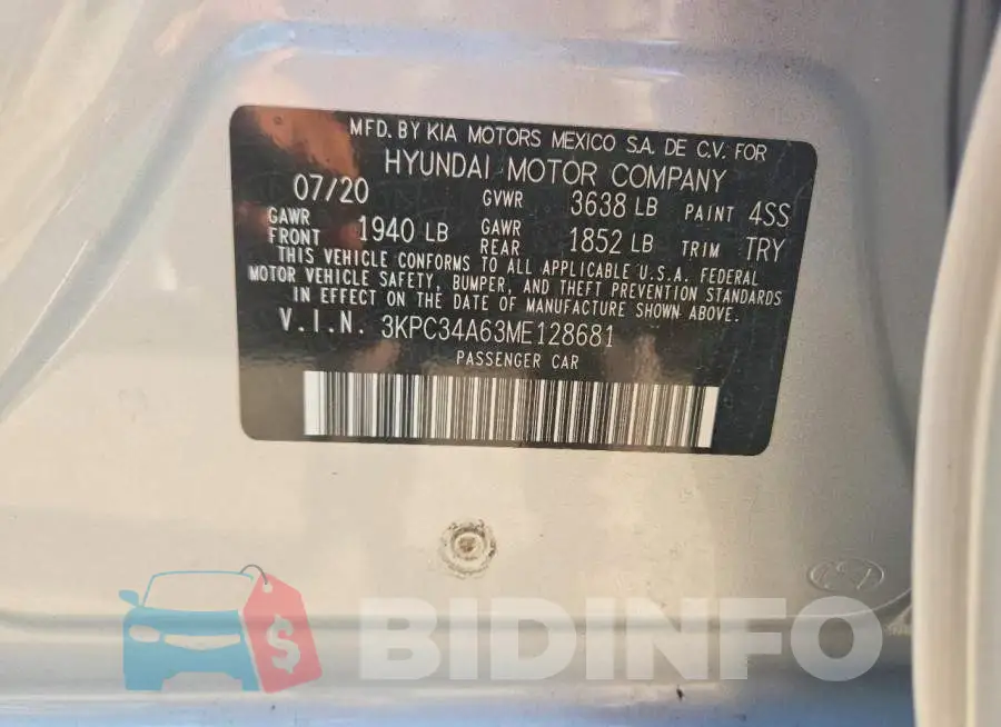 3KPC34A63ME128681 Photo# 12