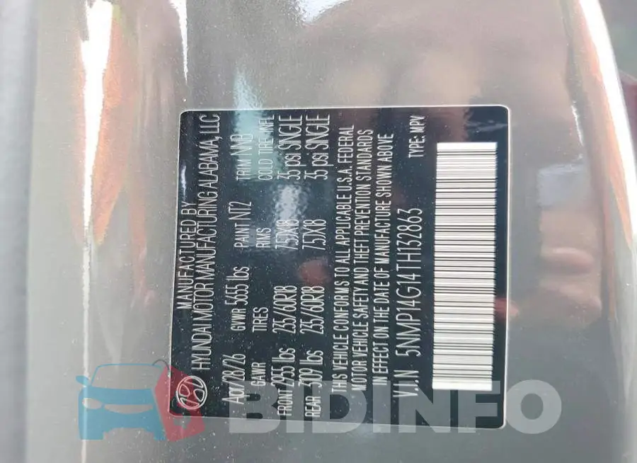 5NMP14G14TH132863 Photo# 14