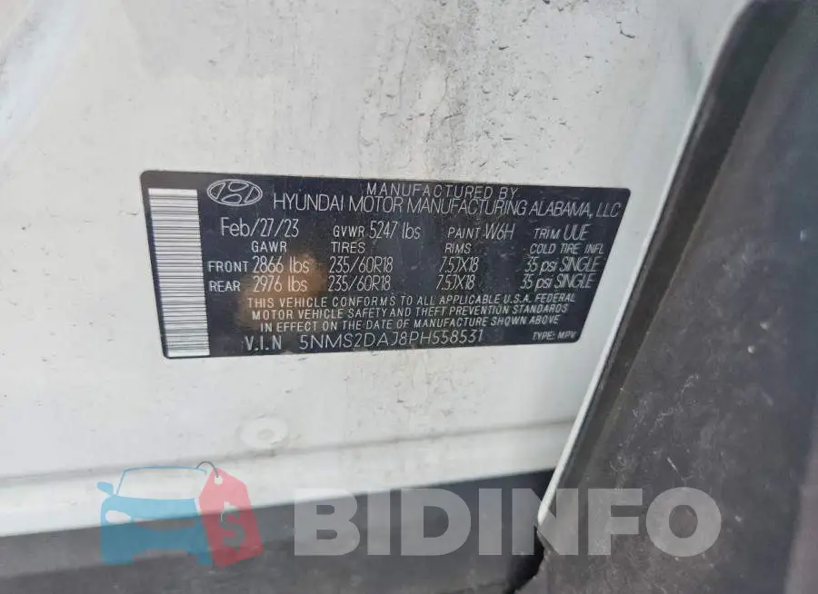 5NMS2DAJ8PH558531 Photo# 13