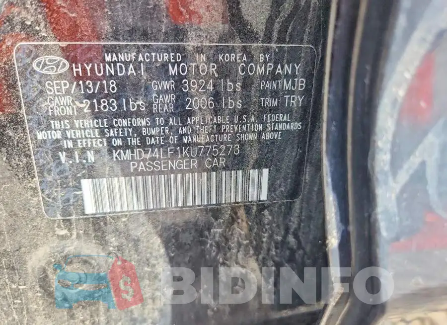 KMHD74LF1KU775273 Photo# 12