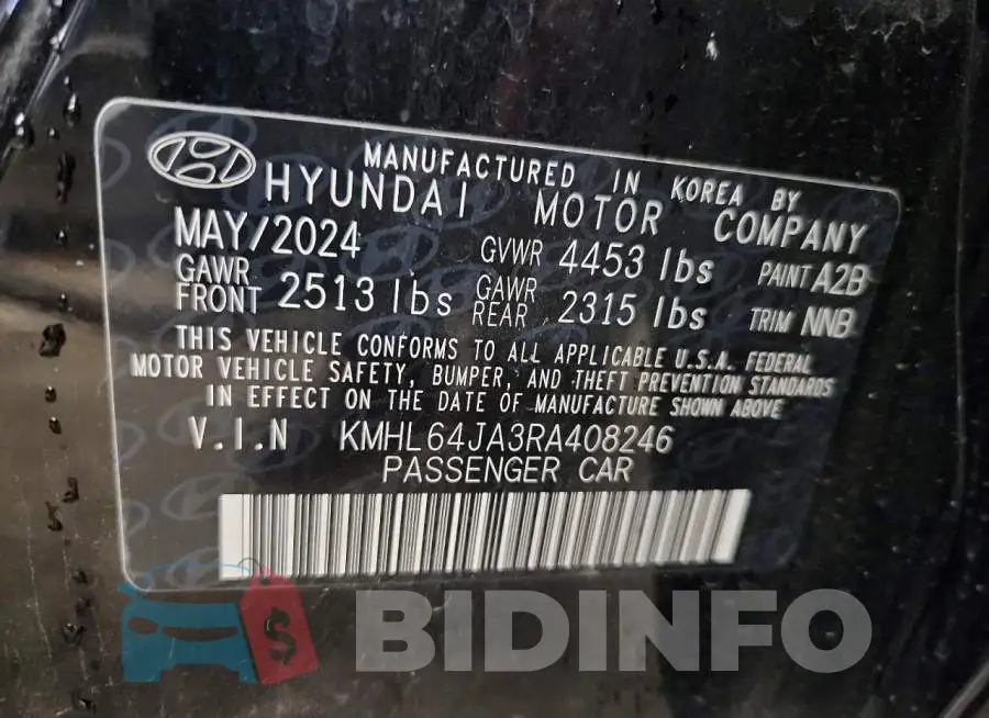 KMHL64JA3RA408246 Photo# 12