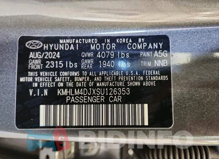 KMHLM4DJXSU126353 Photo# 13