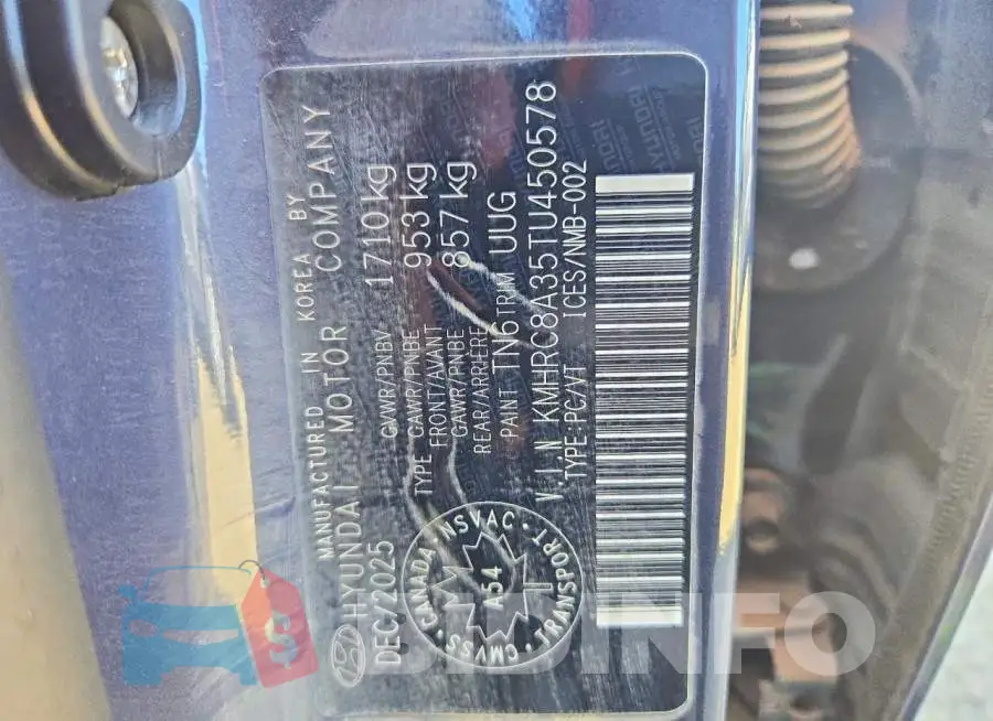 KMHRC8A35TU450578 Photo# 12