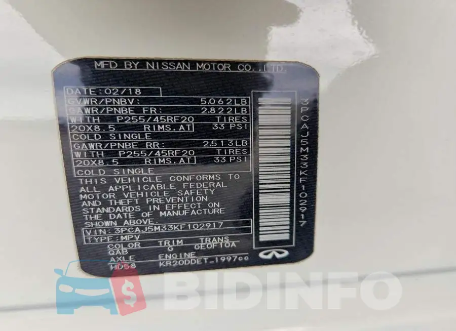 3PCAJ5M33KF102917 Photo# 13