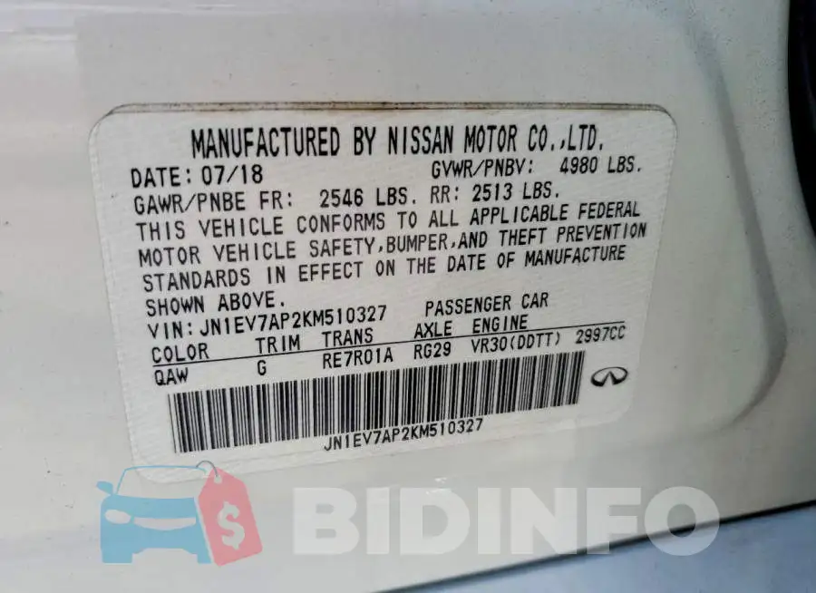 JN1EV7AP2KM510327 Photo# 12