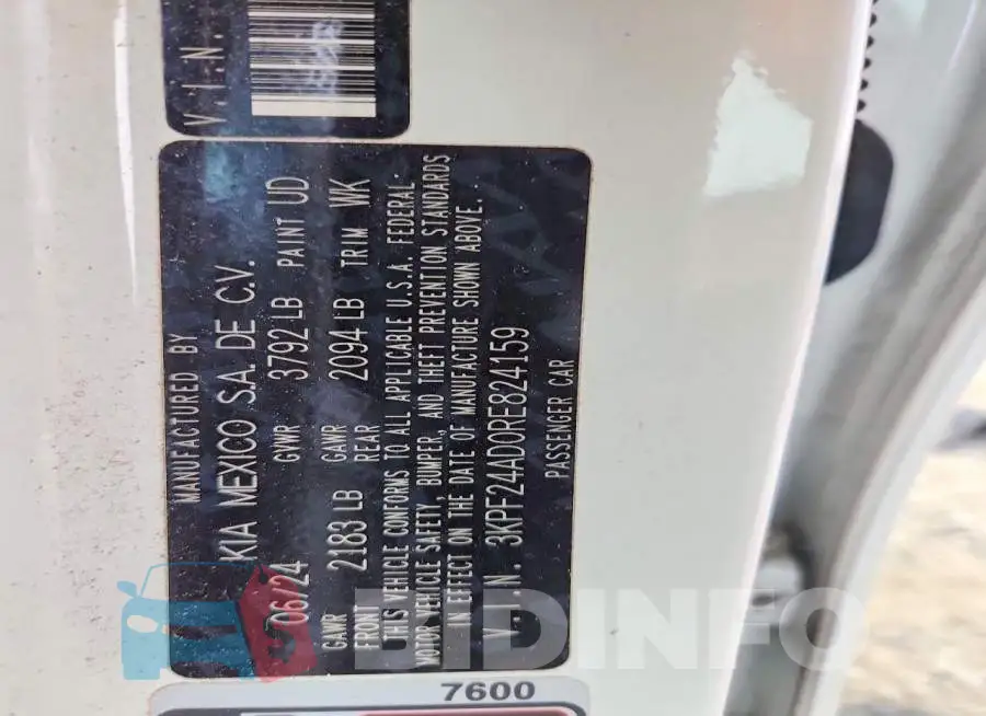 3KPF24AD0RE824159 Photo# 13
