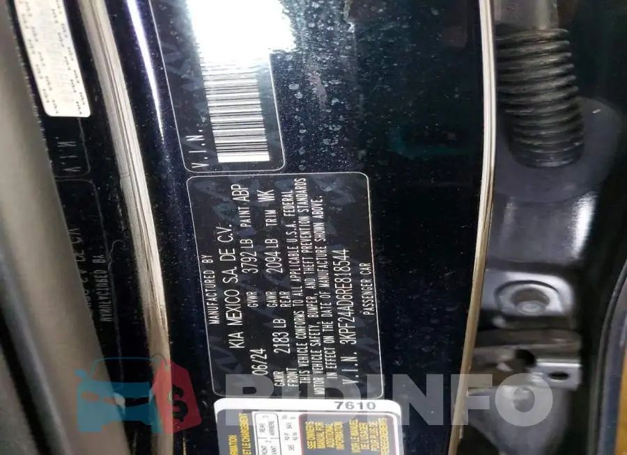 3KPF24AD6RE818544 Photo# 13