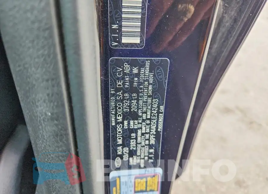 3KPF34AD5LE242403 Photo# 12