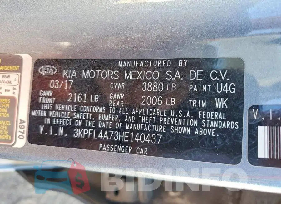 3KPFL4A73HE140437 Photo# 13
