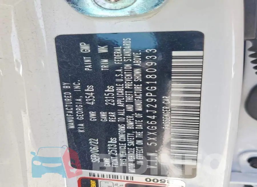 5XXG64J29PG180933 Photo# 12