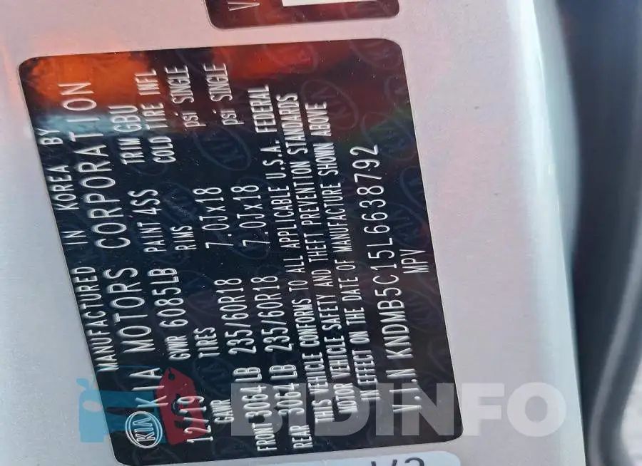 KNDMB5C15L6638792 Photo# 13