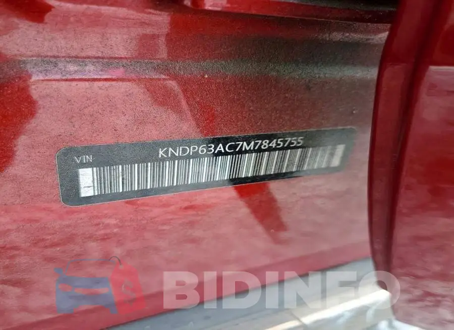 KNDP63AC7M7845755 Photo# 13