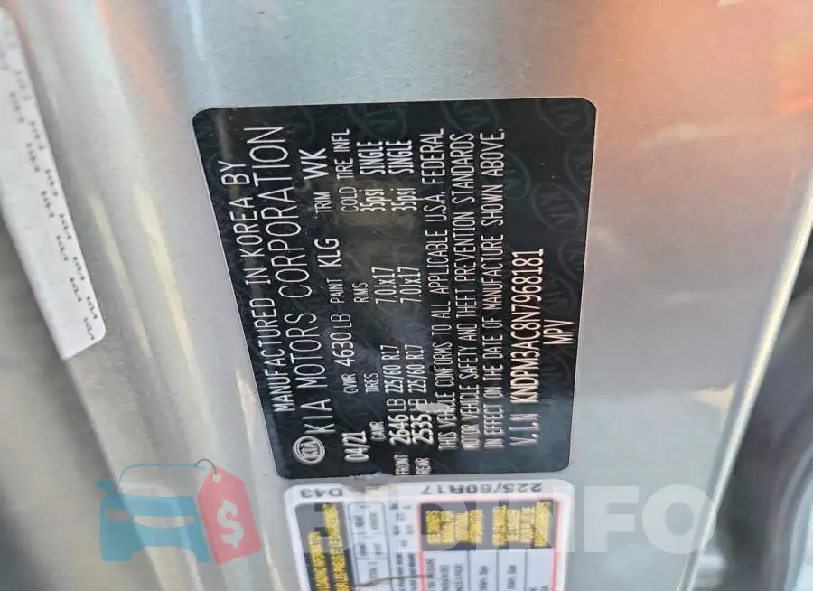 KNDPM3AC8N7968181 Photo# 13
