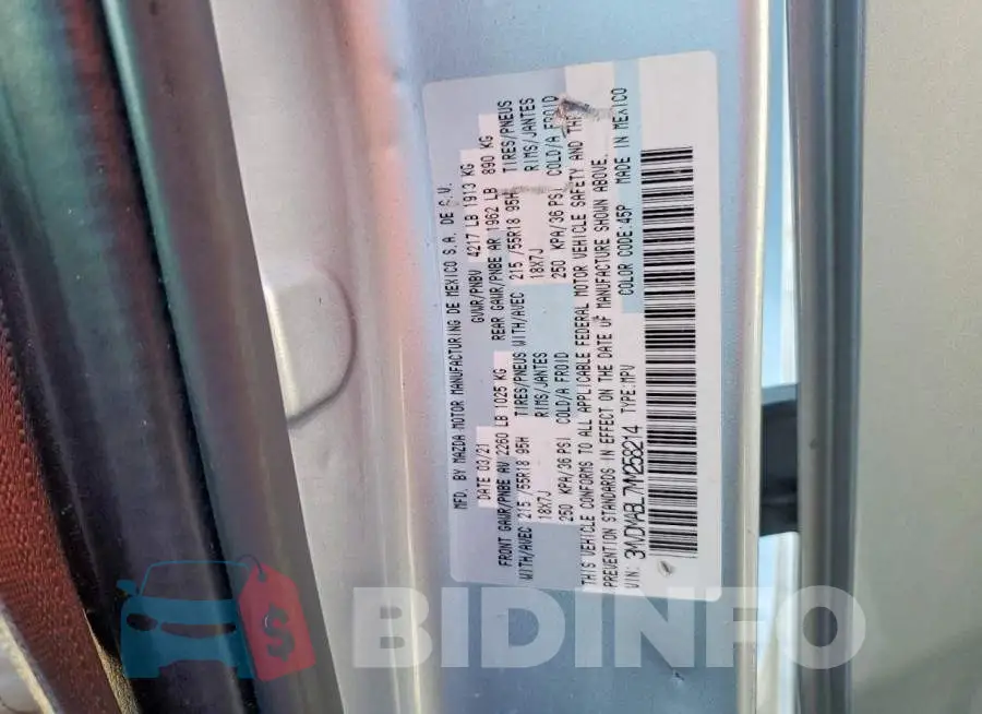 3MVDMABL7MM258214 Photo# 13