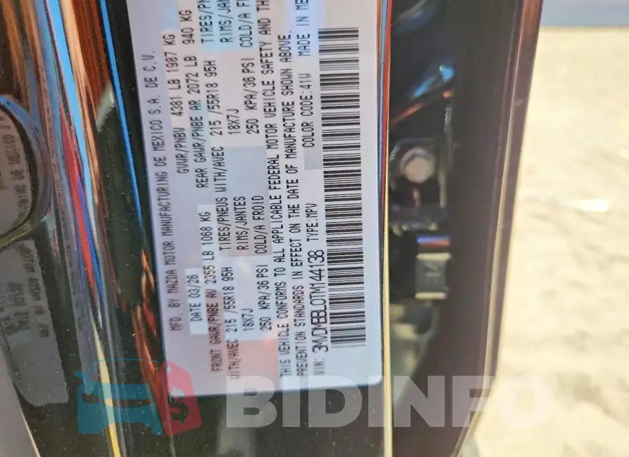 3MVDMBBL0TM144138 Photo# 13