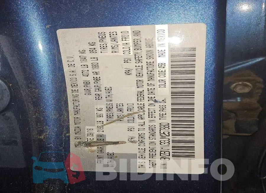 3MZBN1V33JM257880 Photo# 12
