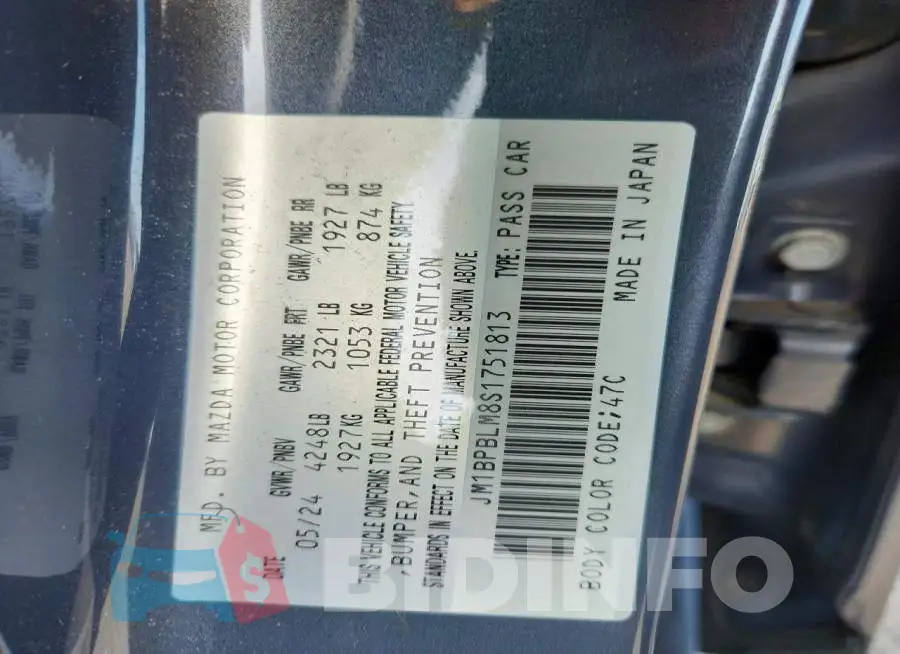 JM1BPBLM8S1751813 Photo# 13