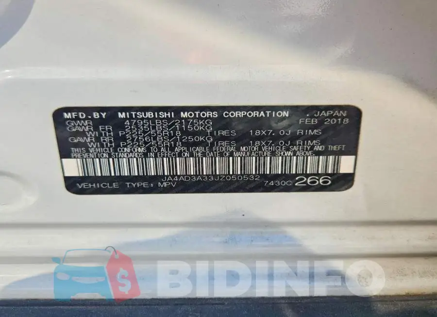 JA4AD3A33JZ050532 Photo# 13