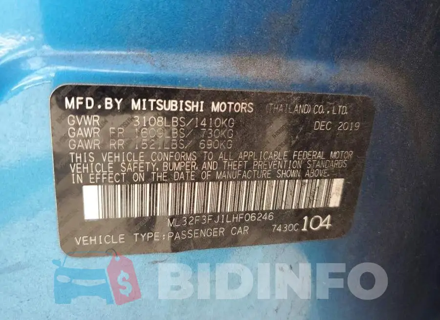 ML32F3FJ1LHF06246 Photo# 12